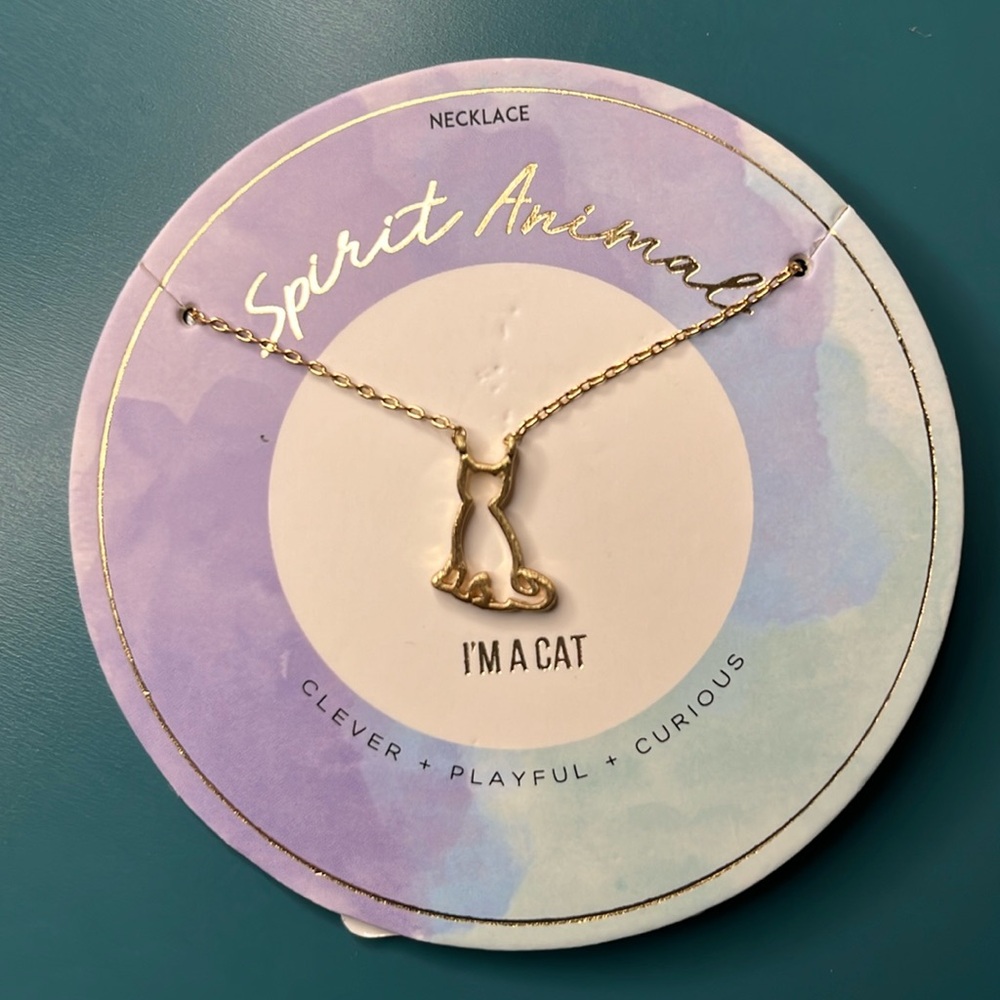 Spirit Animal Cat Necklace